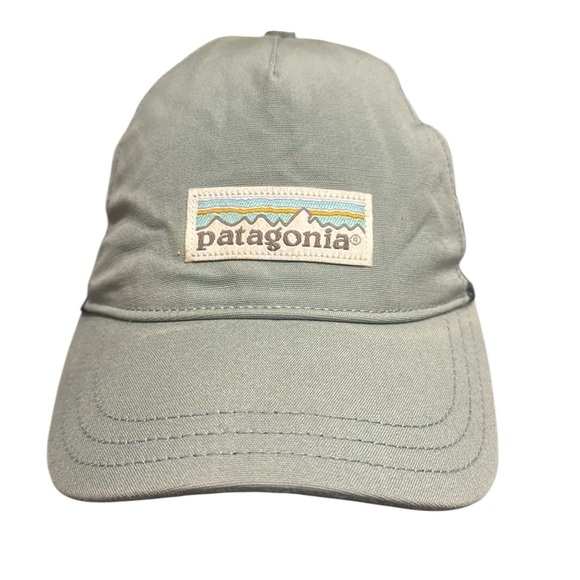 Patagonia Navy gray canvas mesh trucker hat baseball cap one size - Picture 2 of 12